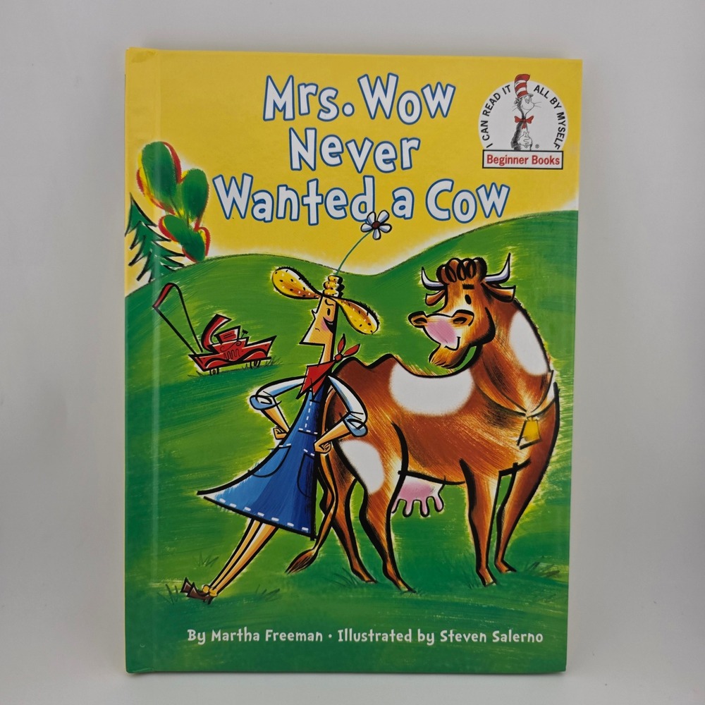 Random House Beginner Books Mrs. Wow Never‎ Wanted a Cow Hardcover Pre-Owned